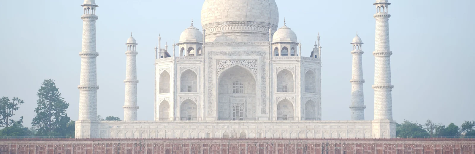 Skyline of Nandpura, Agra at golden hour