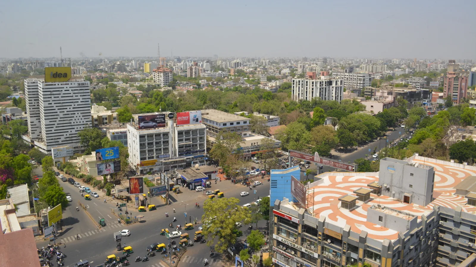 Aerial view of Ahmedabad Cantonment, Ahmedabad