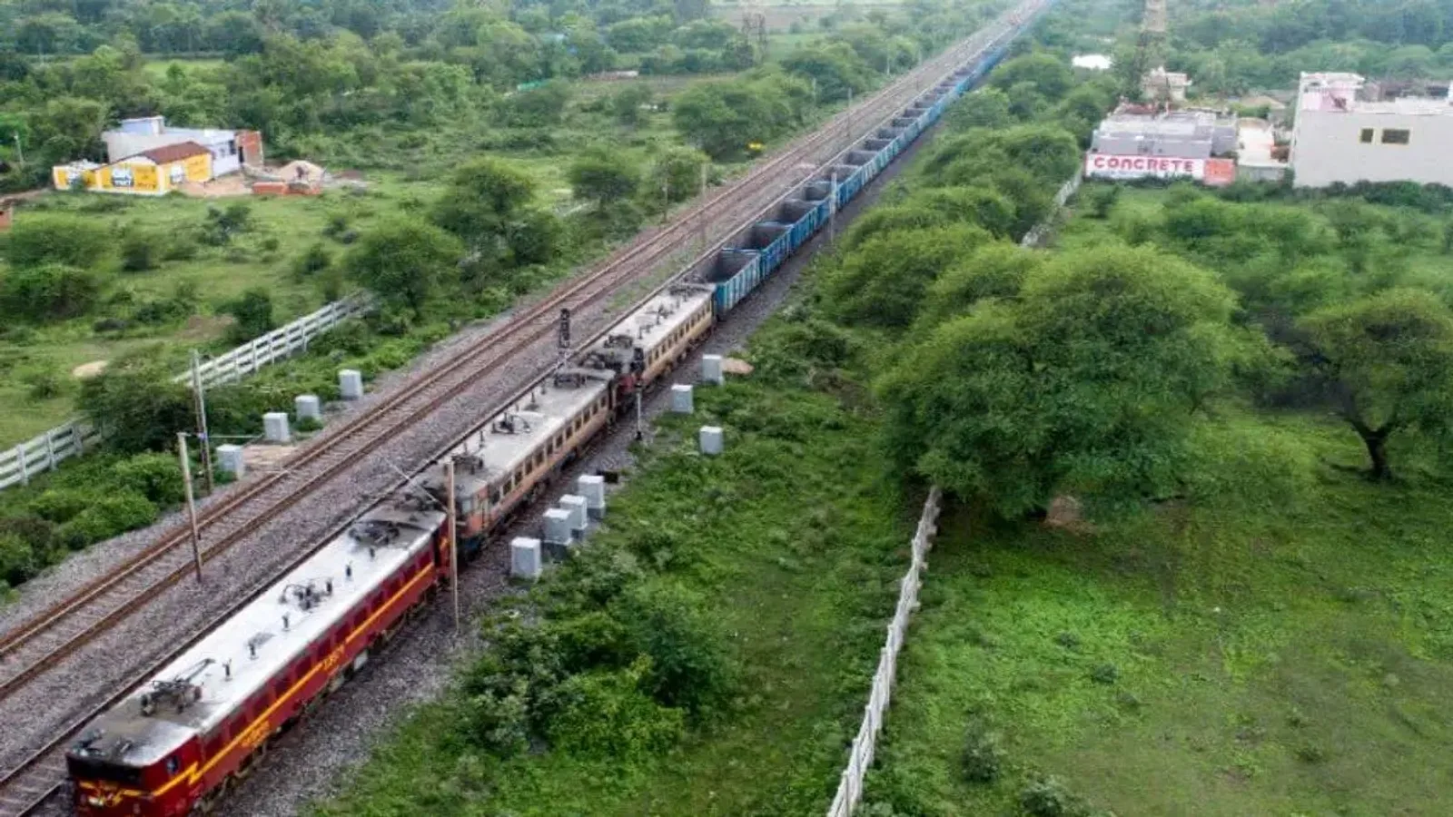 Aerial view of Geratpur, Ahmedabad