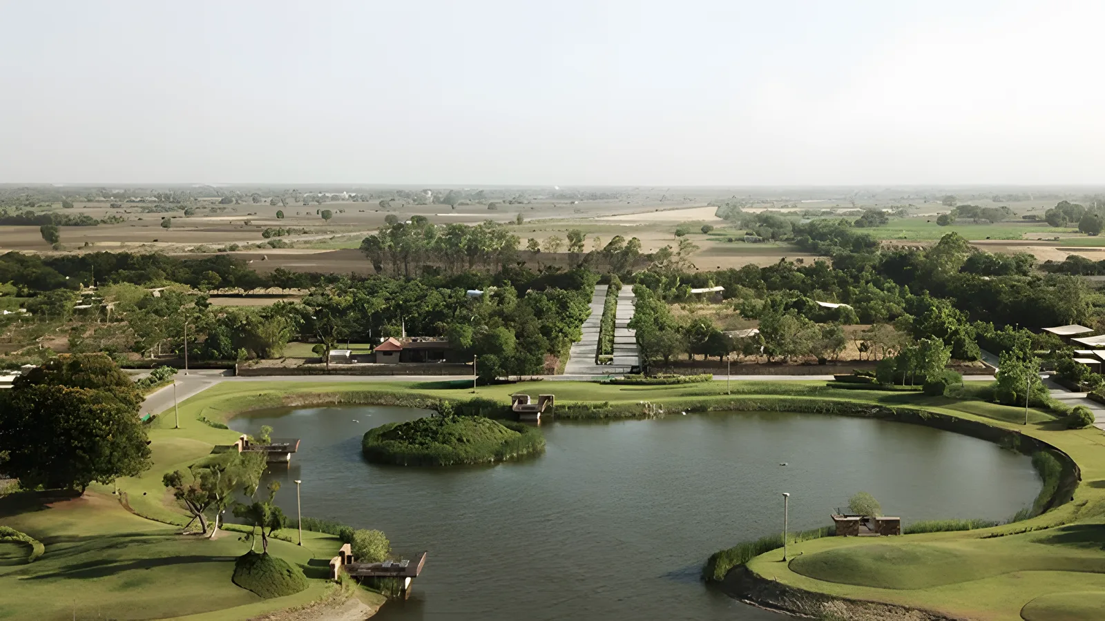 Aerial view of Jesangpura, Ahmedabad
