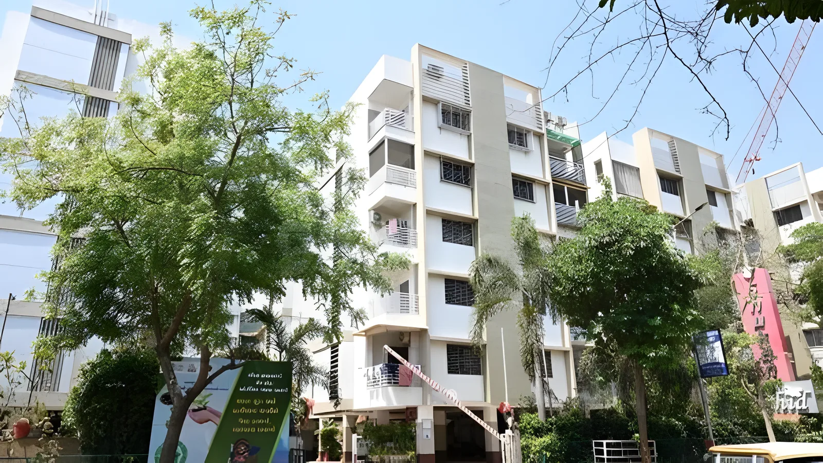 Aerial view of Sardar Nagar, Ahmedabad
