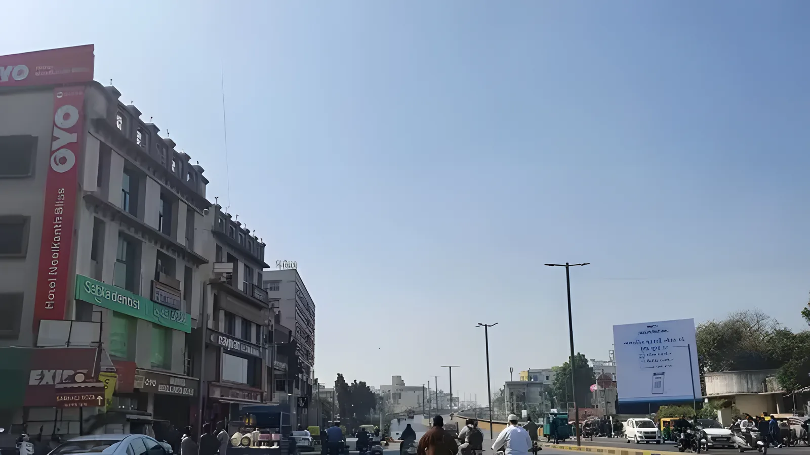 Aerial view of Vasna Hathmatiya, Ahmedabad