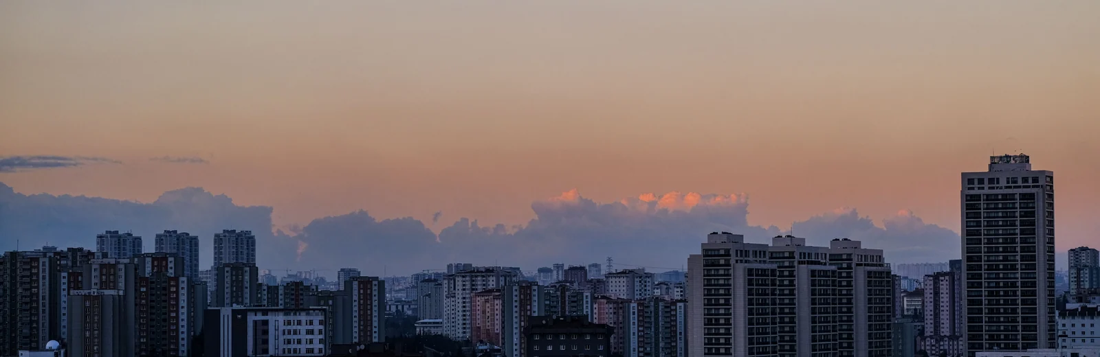 Skyline of Baspur Sirasa urf Jaisinghpur, Ayodhya at golden hour