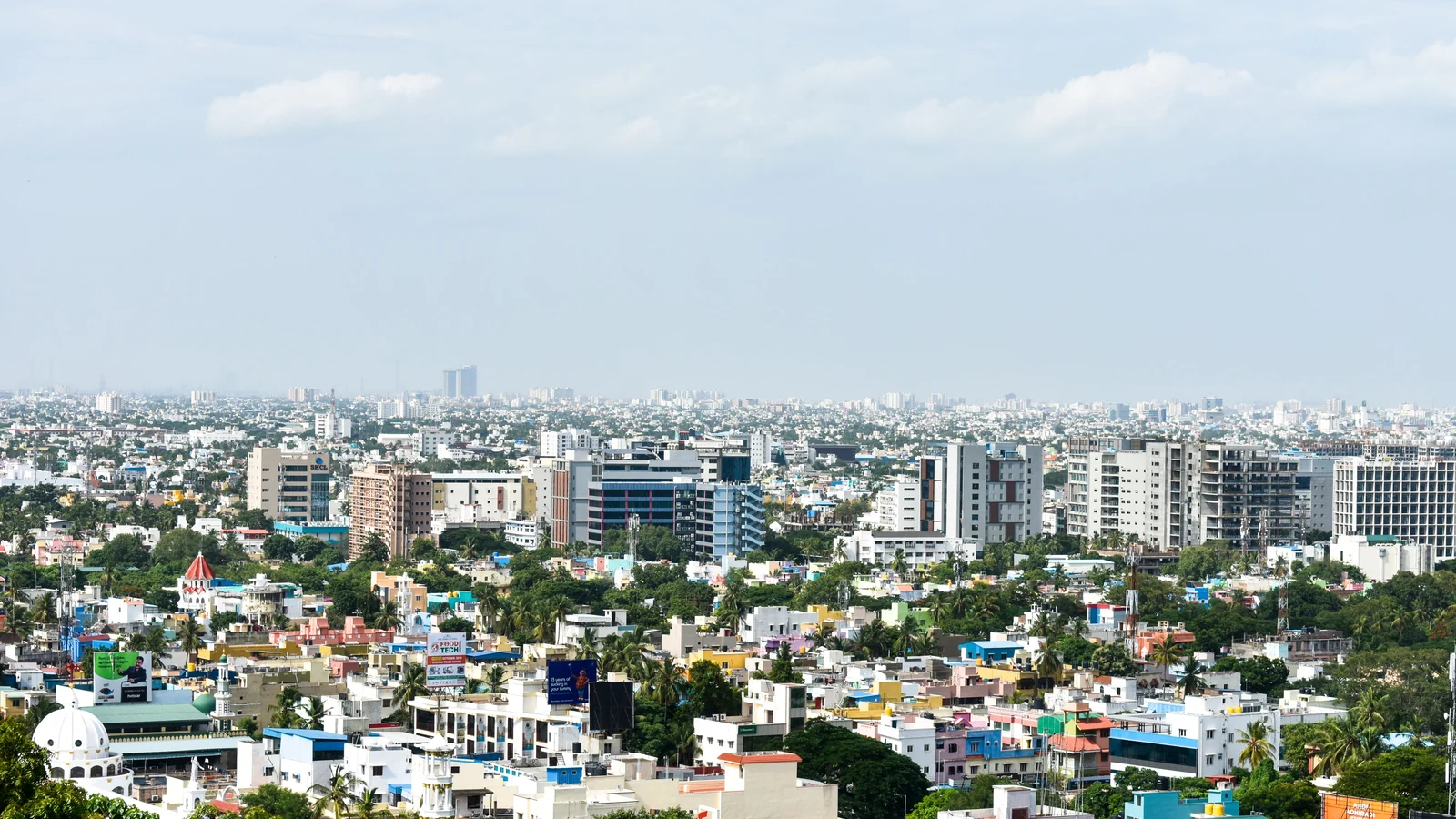 Aerial view of Bellahalli, Bengaluru