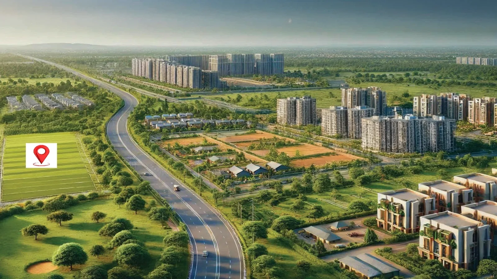 Aerial view of Kengeri, Bengaluru