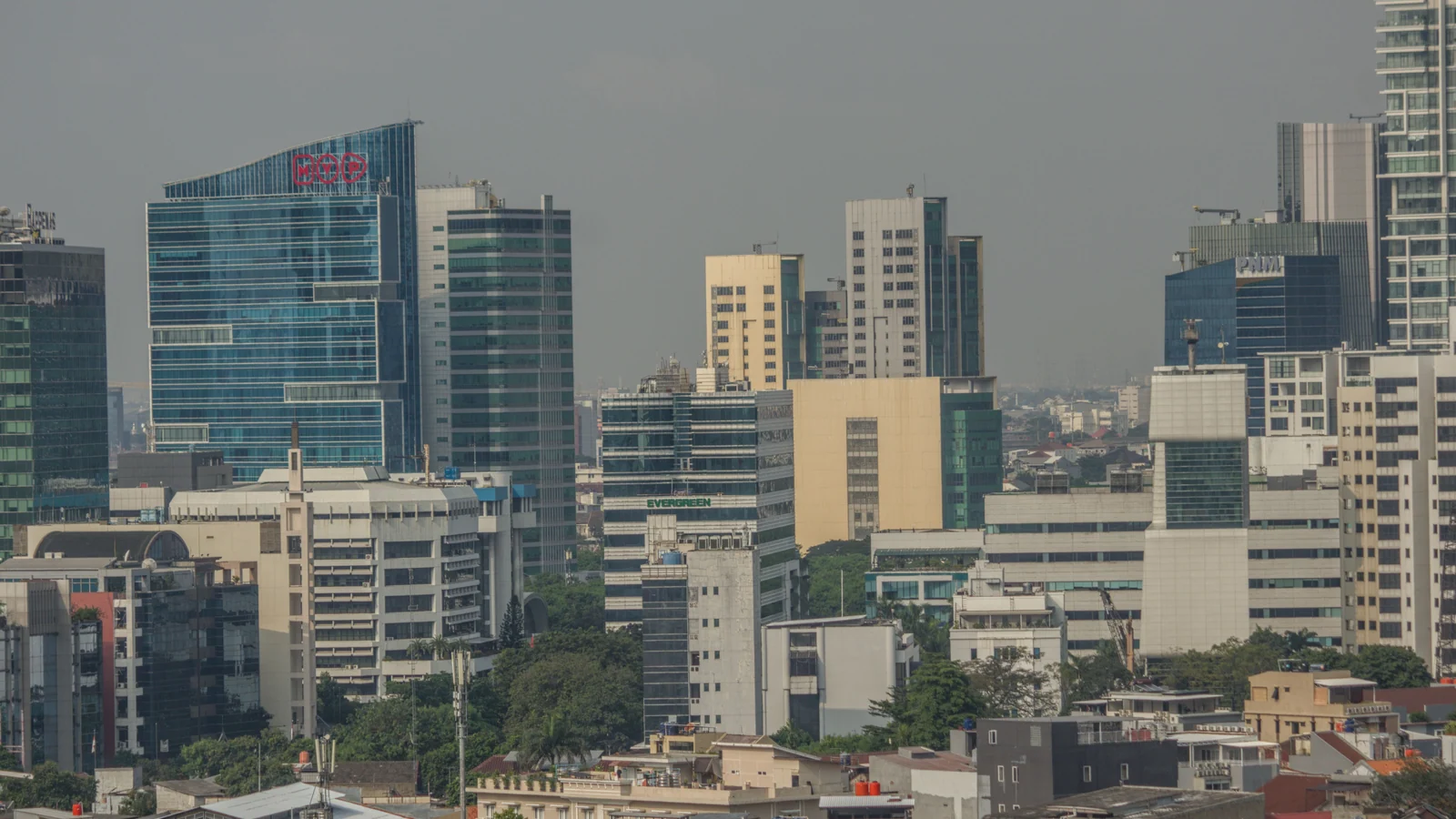 Aerial view of KR Puram, Bengaluru