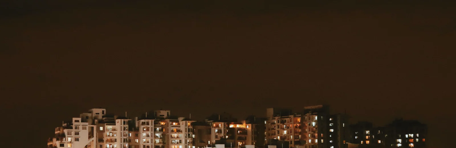 Skyline of Ghora Nakkas, Bhopal at golden hour