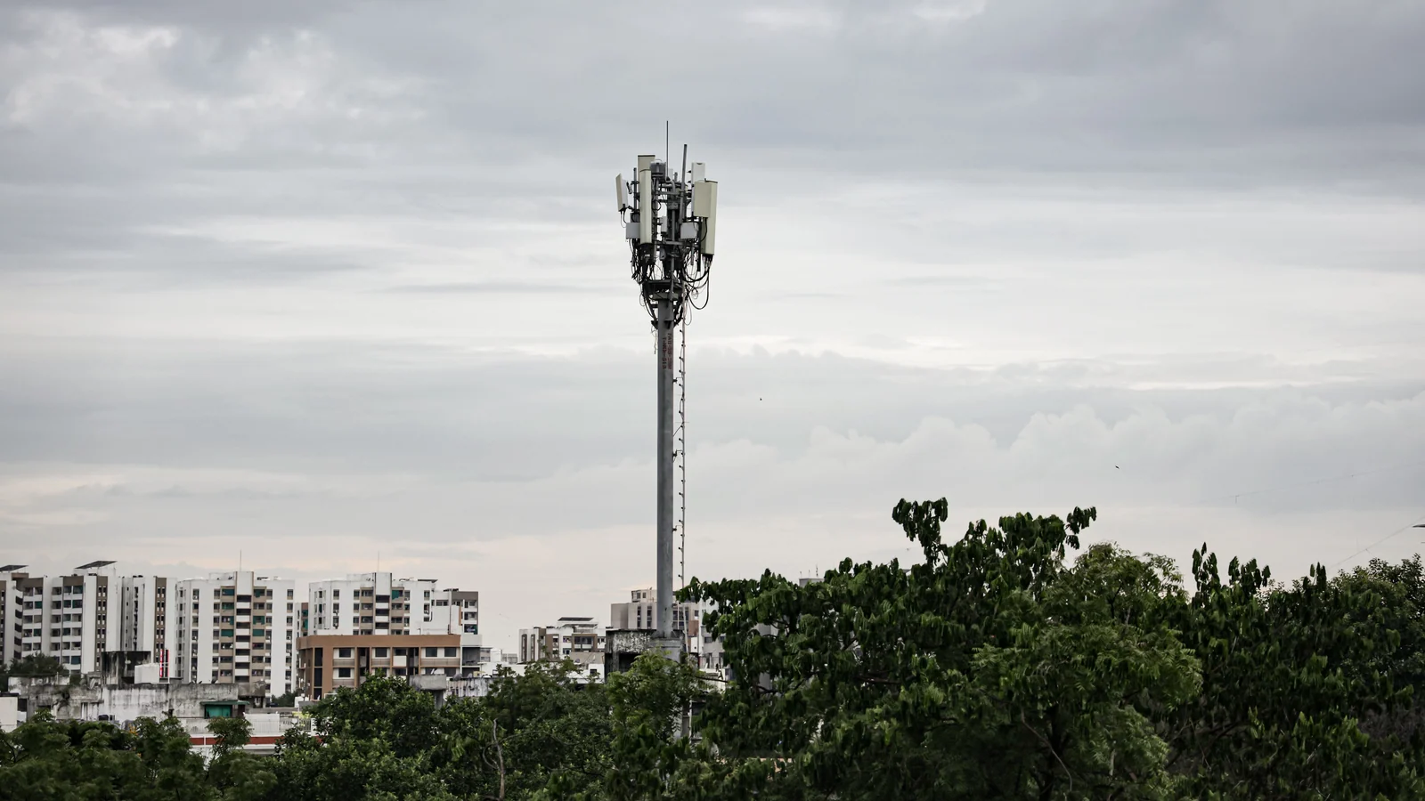 Aerial view of Dadu Majra, Chandigarh