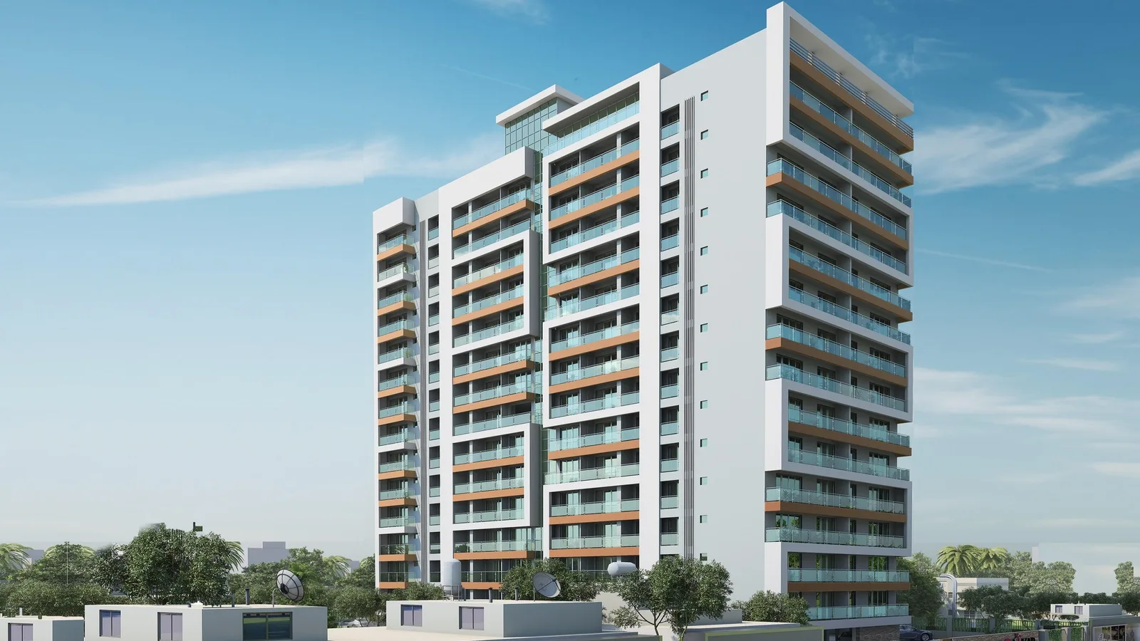 Aerial view of Adyar, Chennai