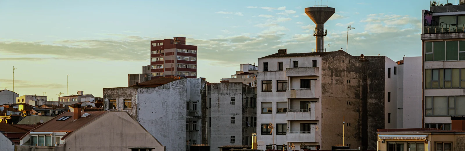 Skyline of Alwarpet, Chennai at golden hour