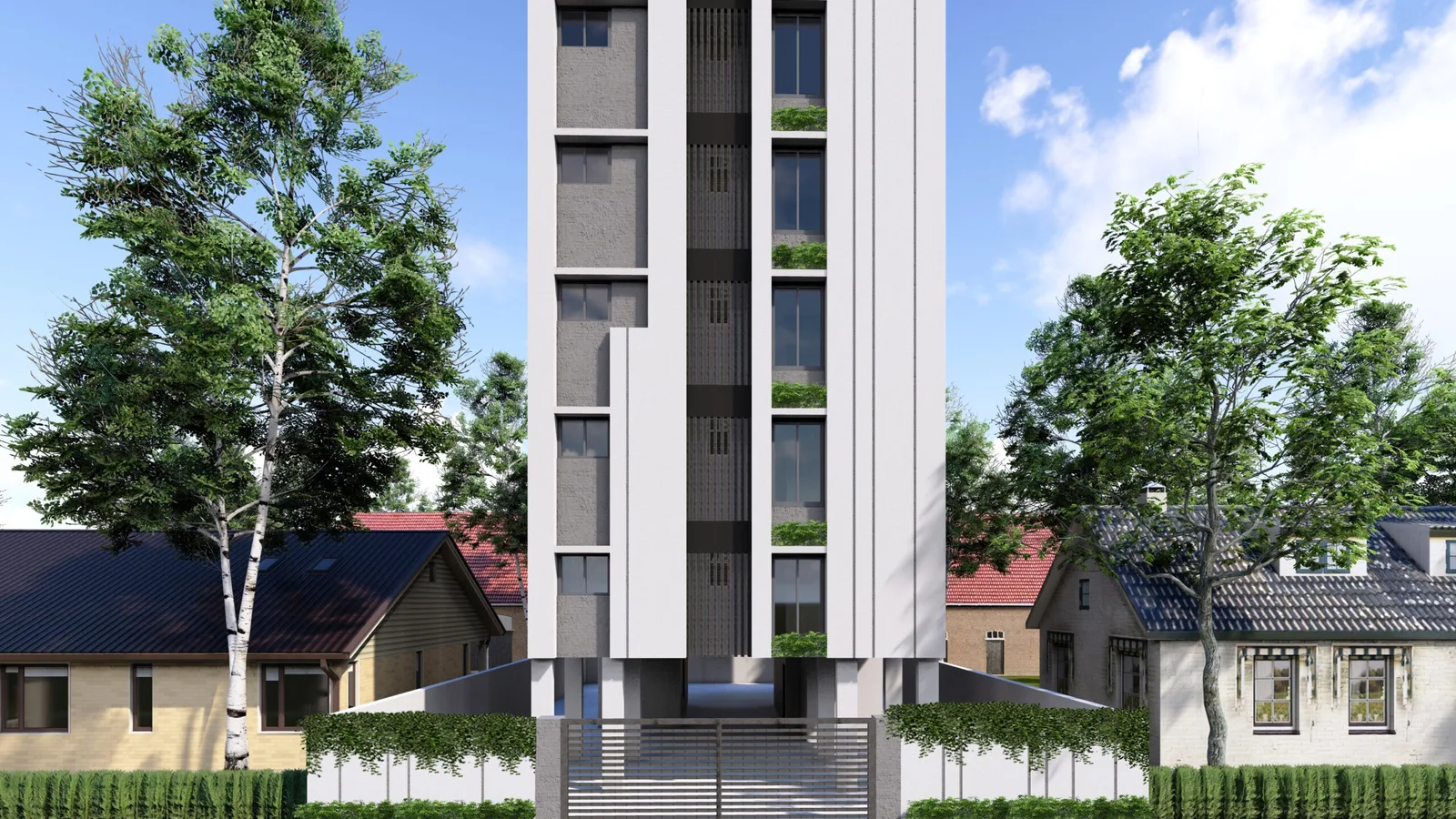 Aerial view of Ashok Nagar, Chennai