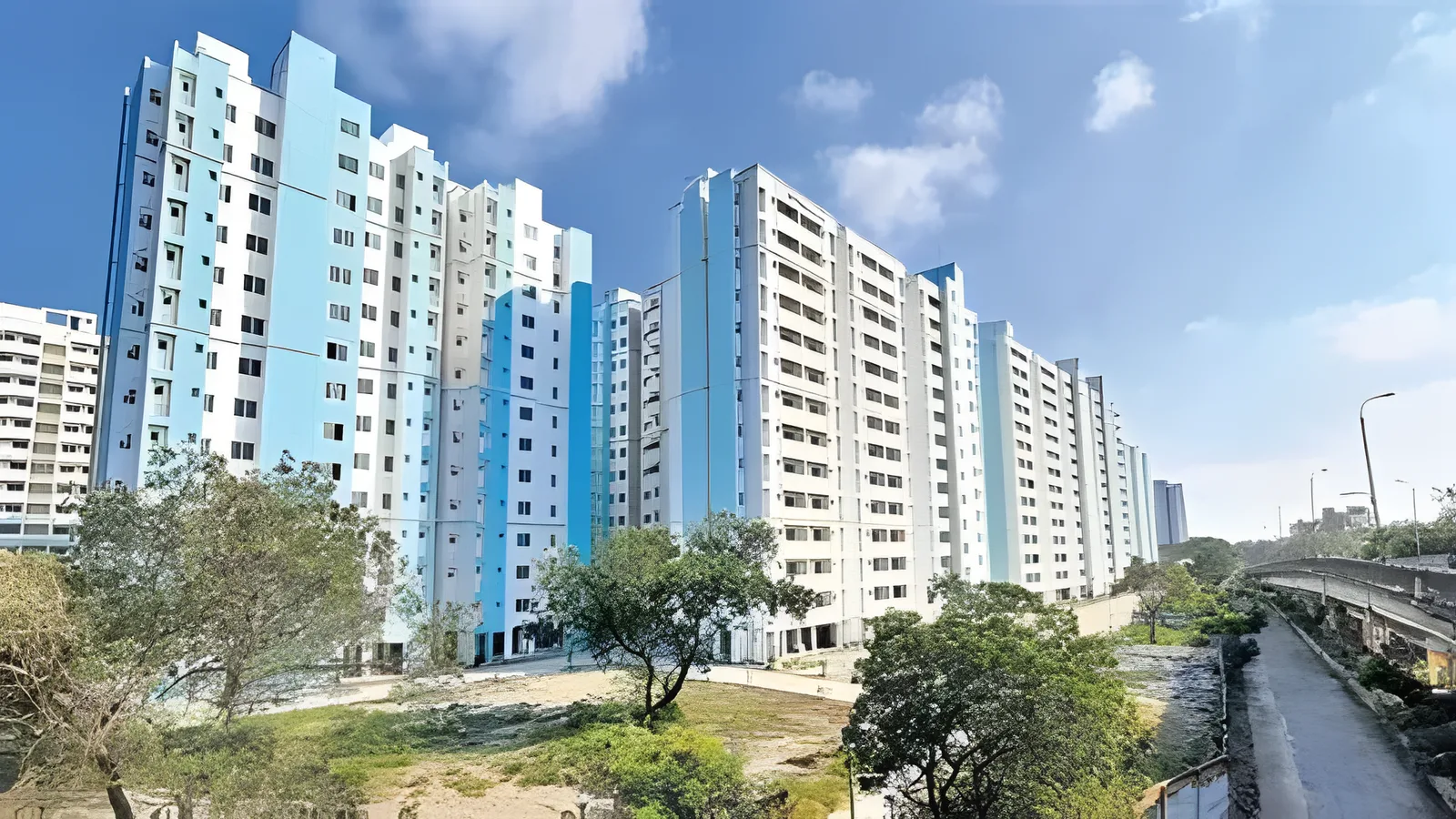 Aerial view of Ennore, Chennai