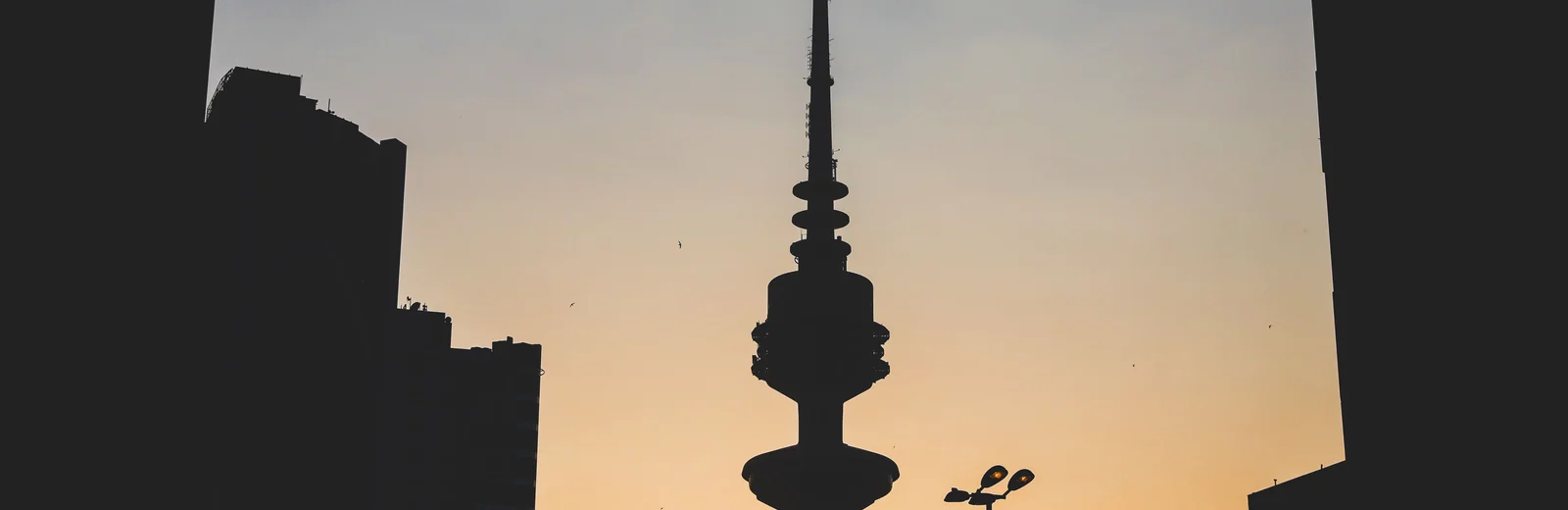 Skyline of Kilpauk, Chennai at golden hour