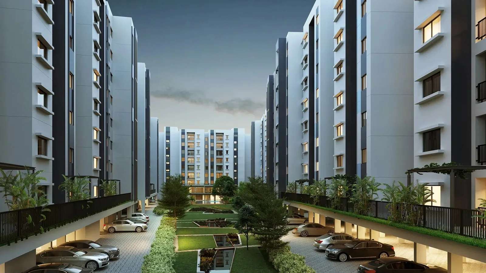 Aerial view of Mogappair, Chennai