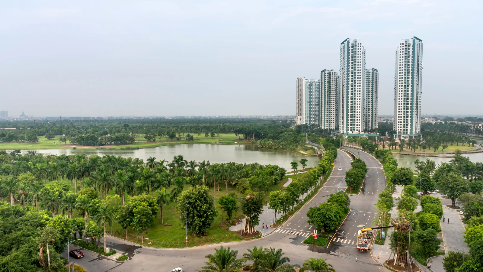 Neighbourhood park in Redhills, Chennai