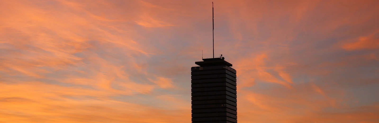 Skyline of Royapettah, Chennai at golden hour