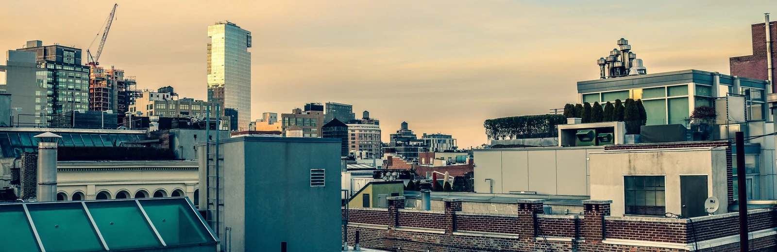 Skyline of Virugambakkam, Chennai at golden hour