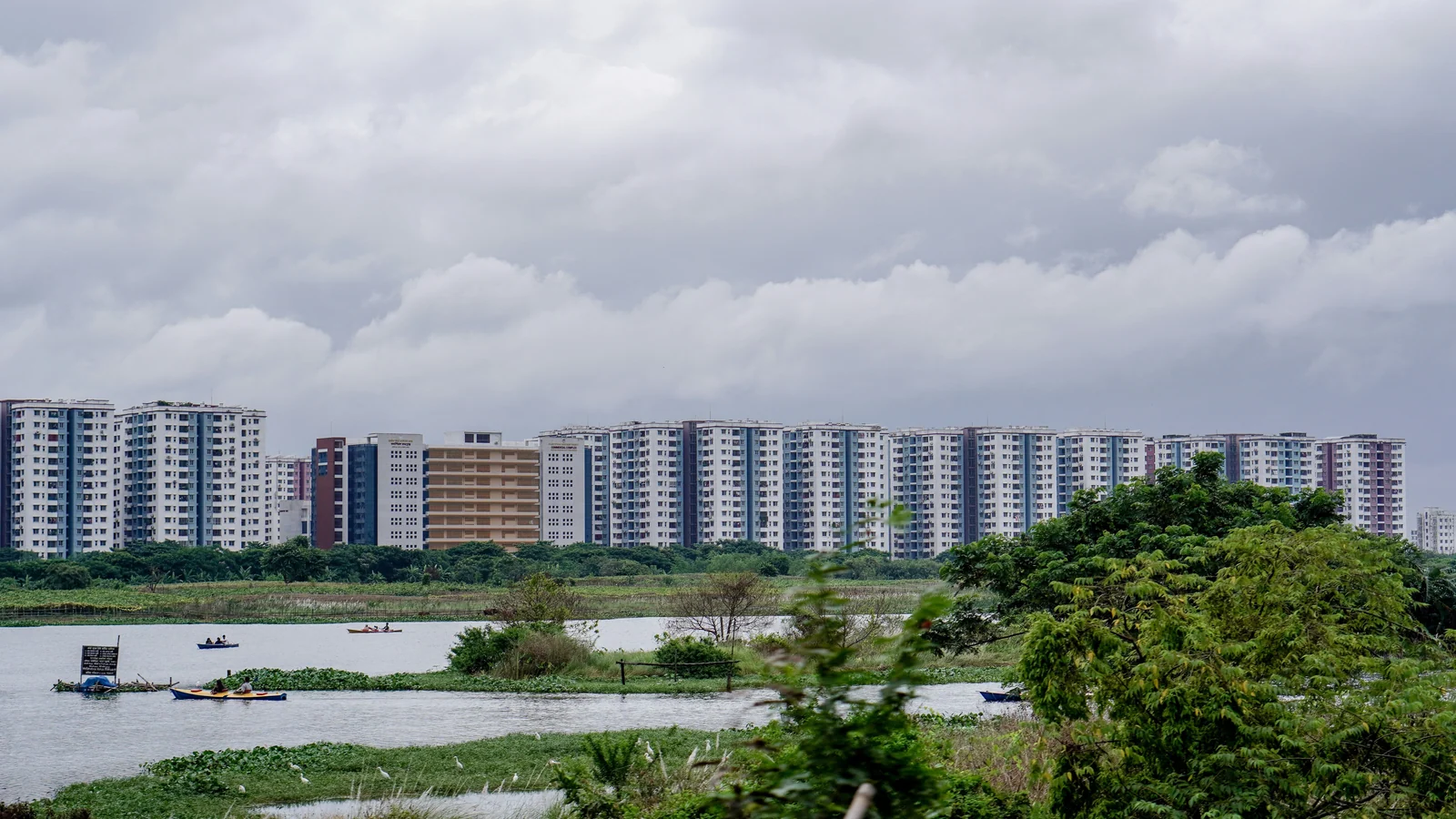 Aerial view of Kanuvai, Coimbatore