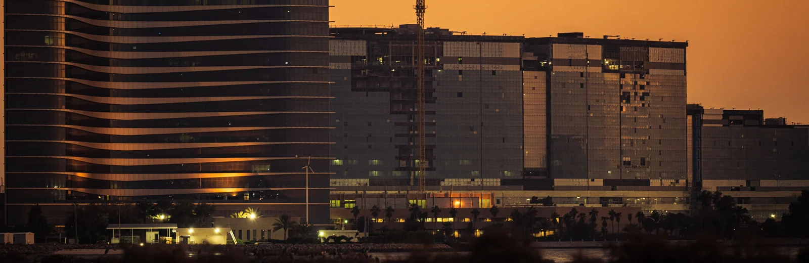 Skyline of Vadavalli, Coimbatore at golden hour