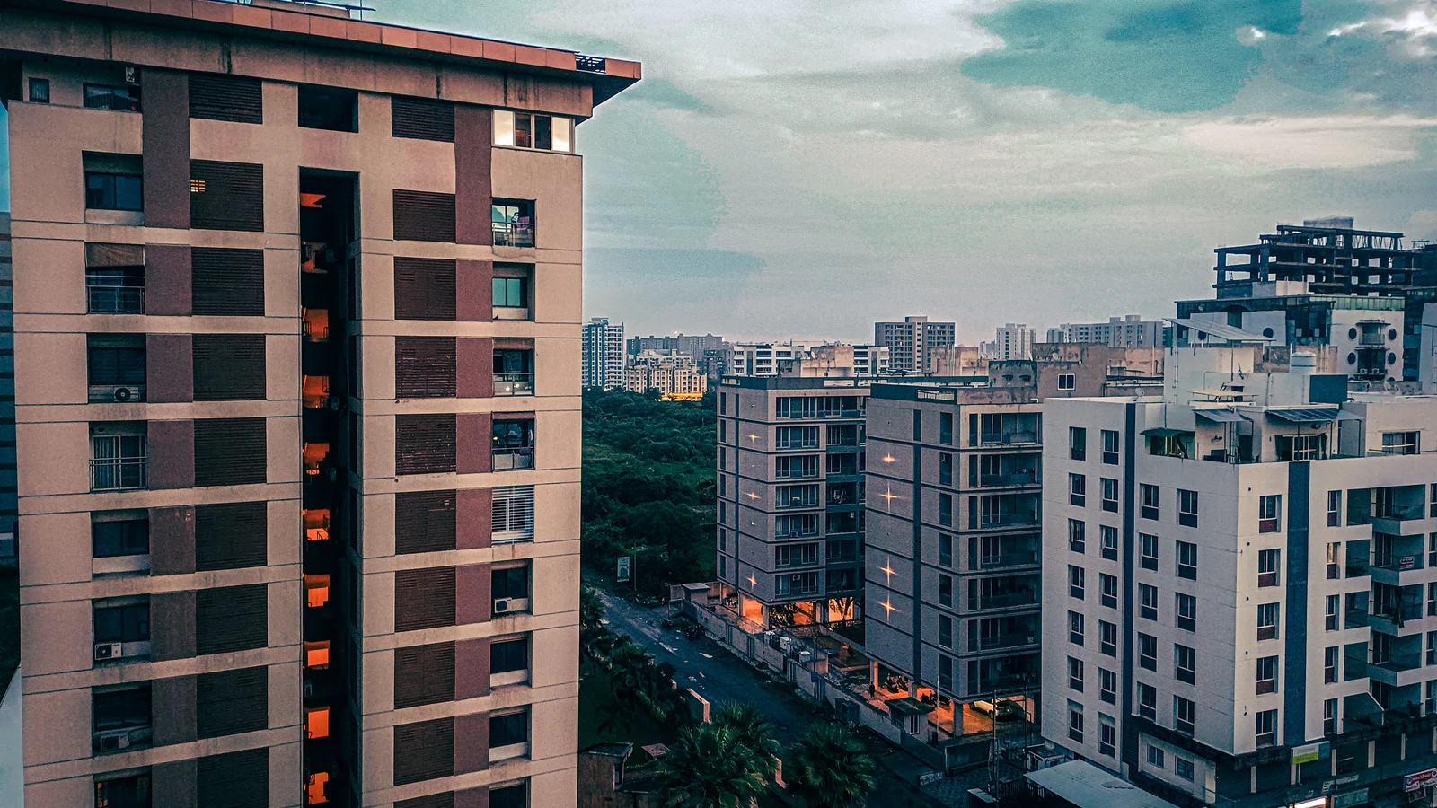 Aerial view of Daryaganj, Delhi