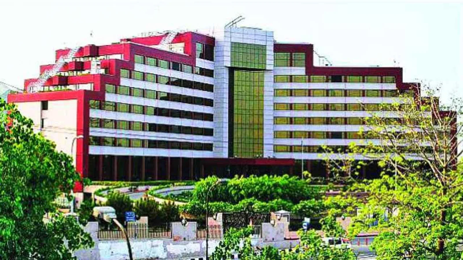 Aerial view of ITO, Delhi