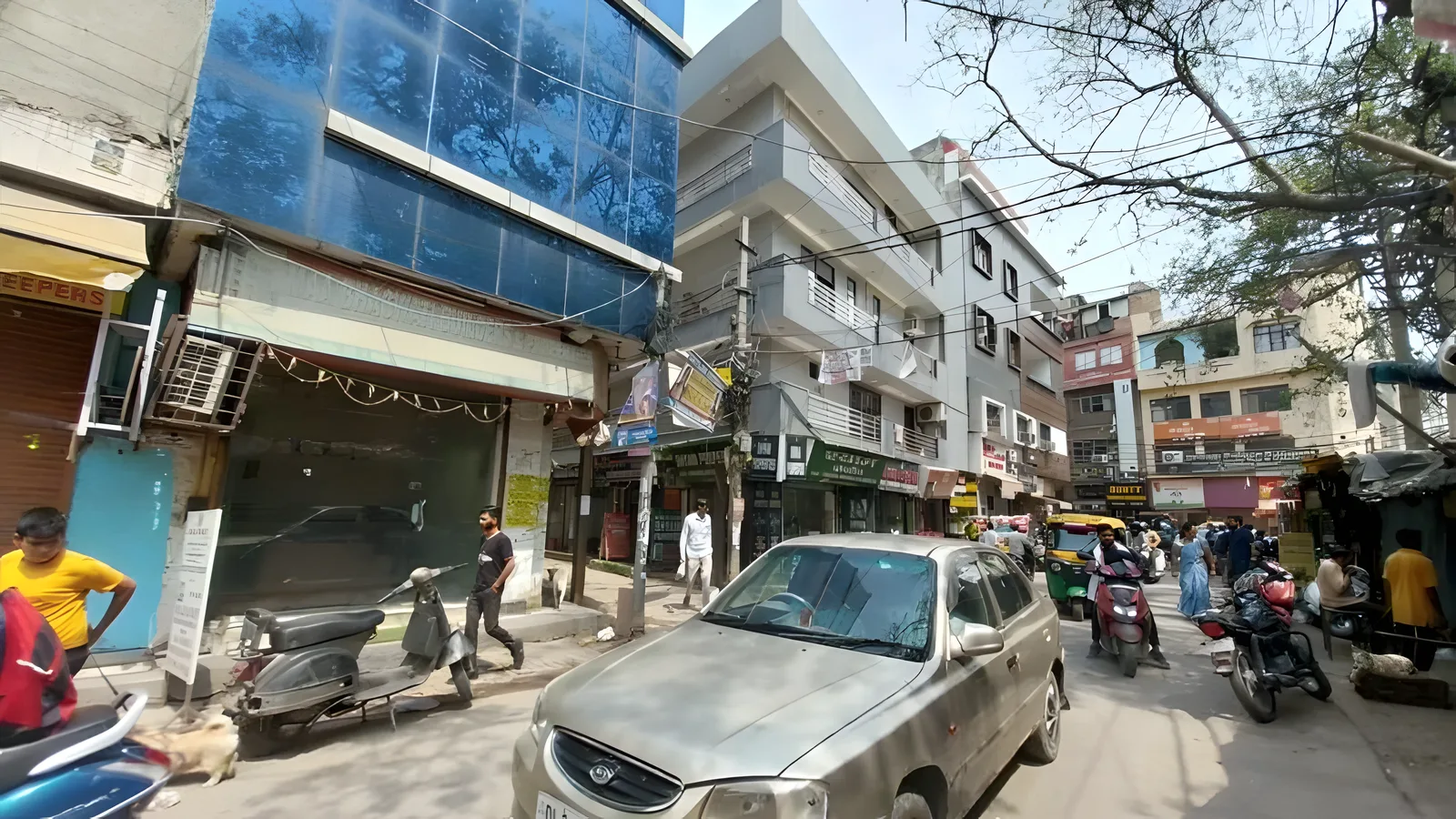Aerial view of Shastri Nagar, Delhi