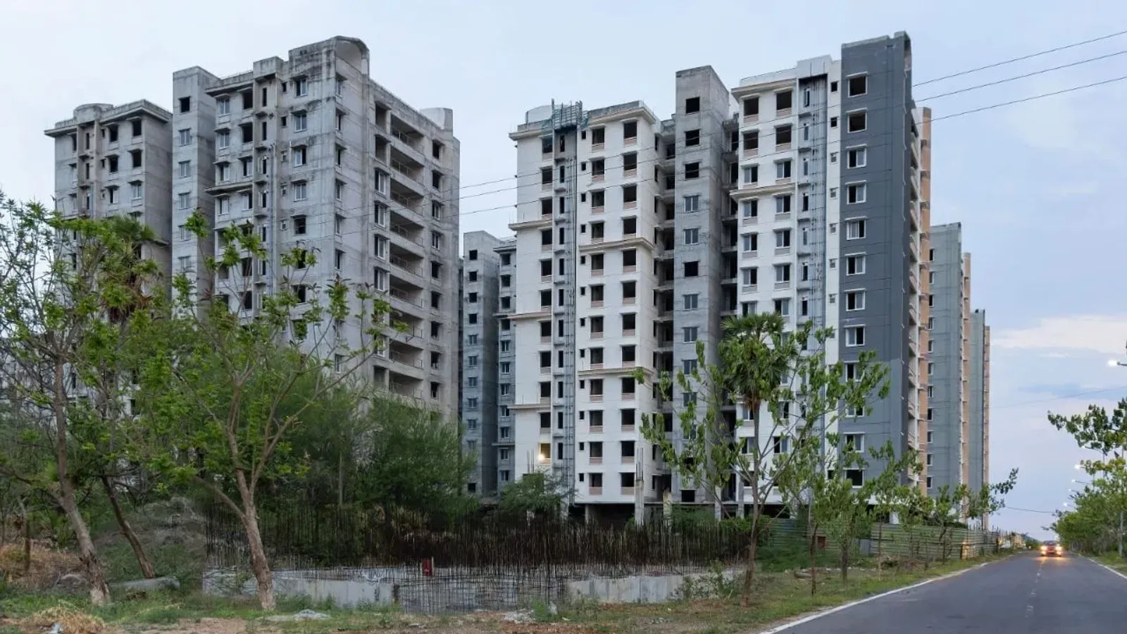 Aerial view of Amarabati Colony, Durgapur