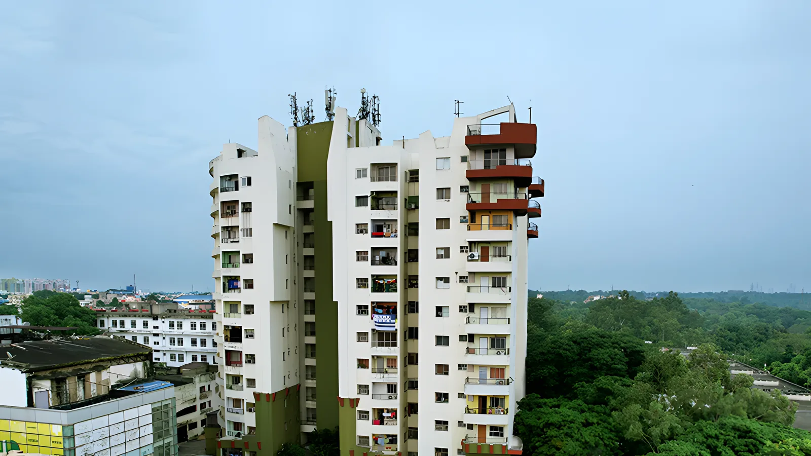 Aerial view of City Centre, Durgapur