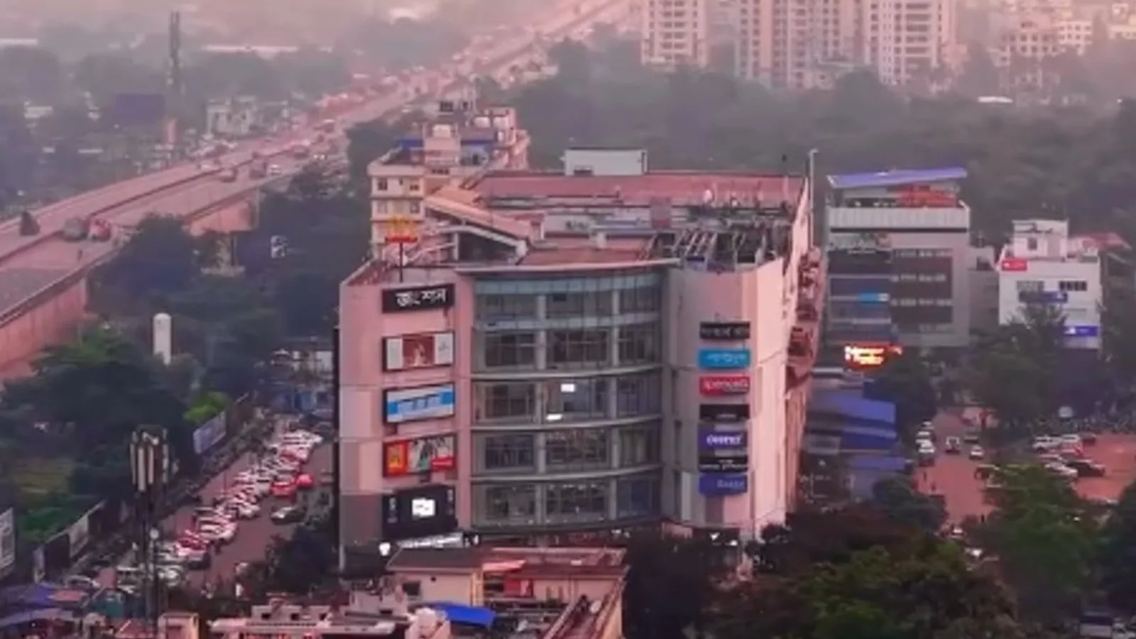 Aerial view of Debasish Nagar, Durgapur