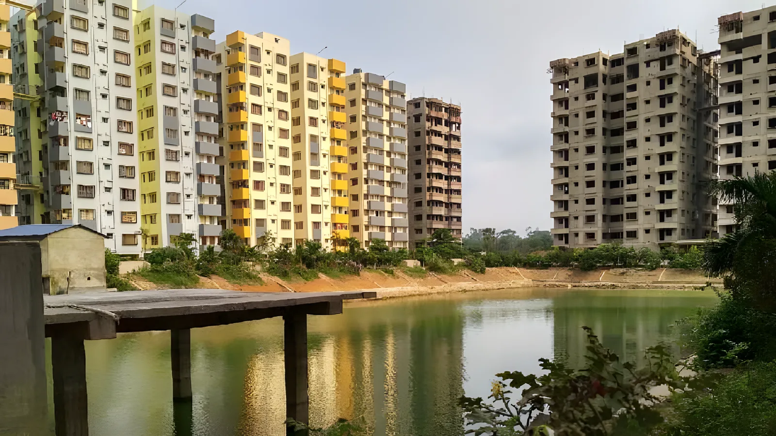 Aerial view of Pardai, Durgapur