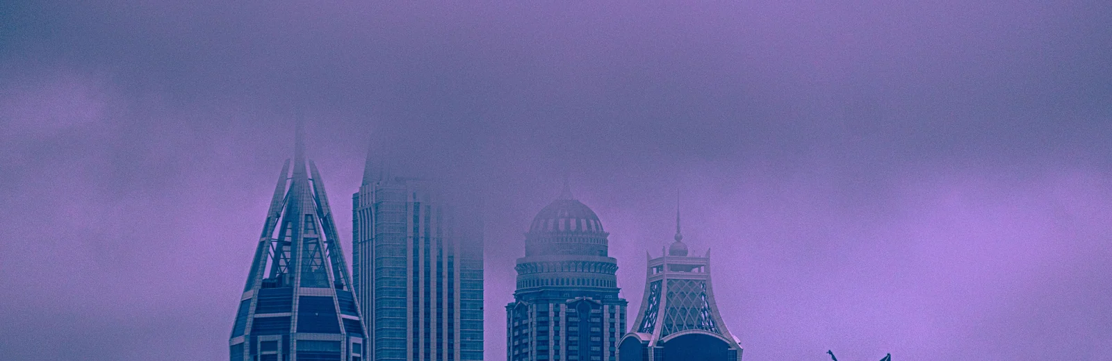 Skyline of Jamalpur, Gurugram at golden hour