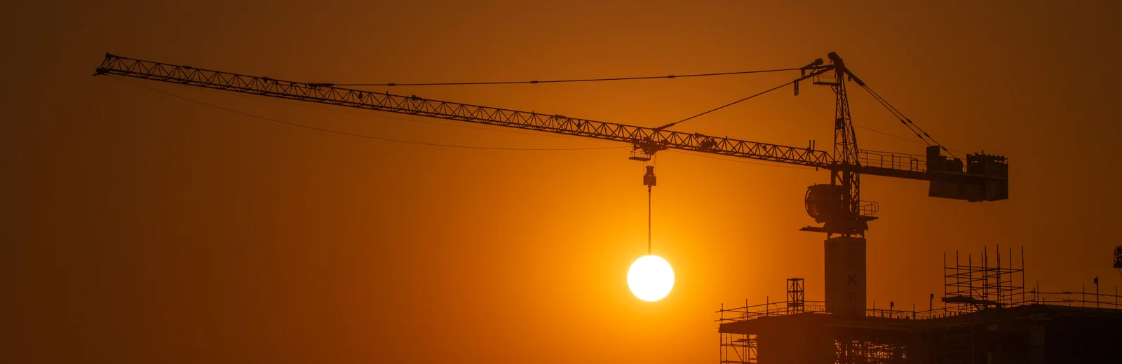 Skyline of Manesar Sector 3A, Gurugram at golden hour