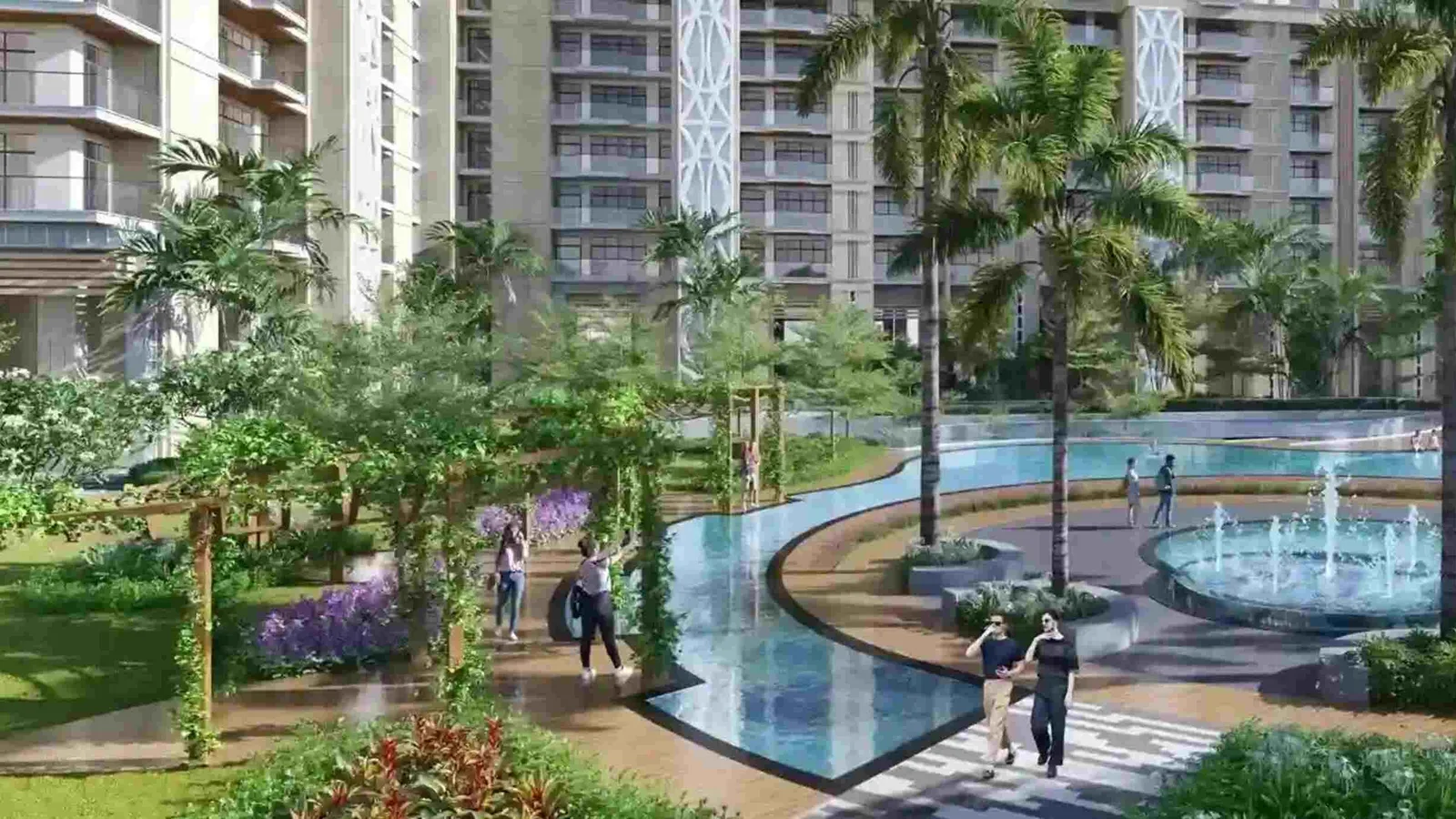 Aerial view of Sector 103, Gurugram