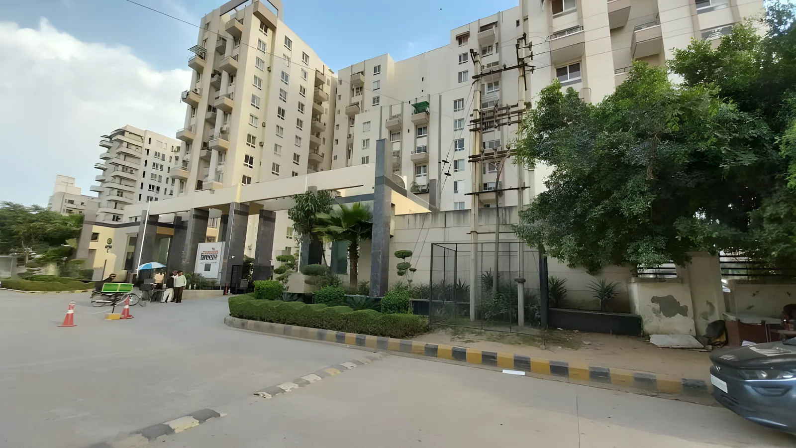 Aerial view of Sector 14, Gurugram