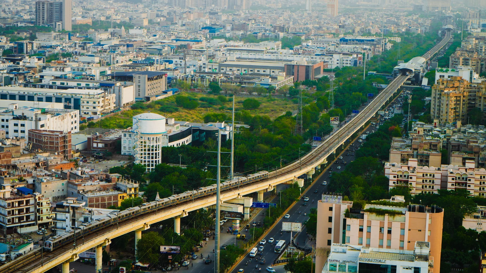 Local train and transport links serving Sector 15-2, Gurugram
