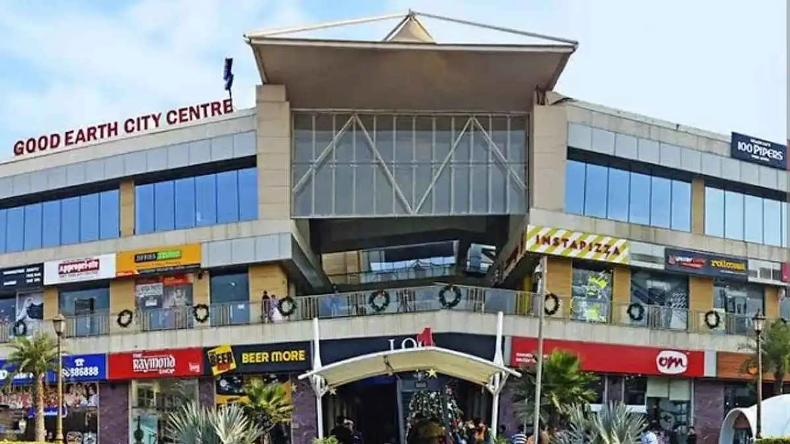 Aerial view of Sector 17A, Gurugram