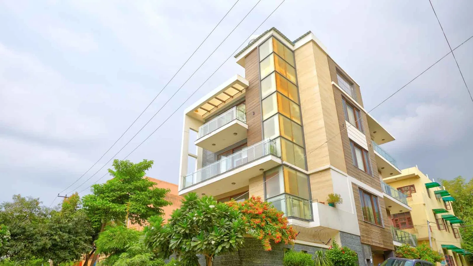 Aerial view of Sector 22, Gurugram
