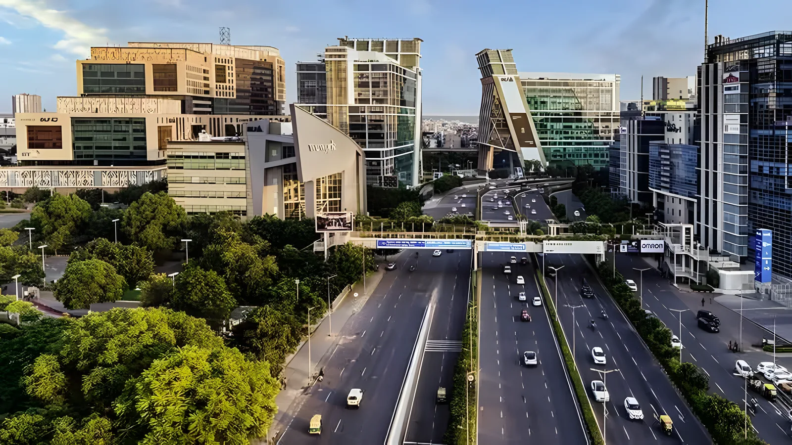 Aerial view of Sector 23, Gurugram
