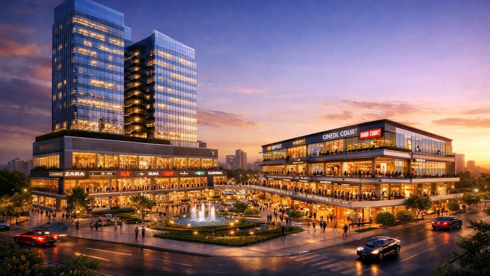 Aerial view of Sector 37, Gurugram
