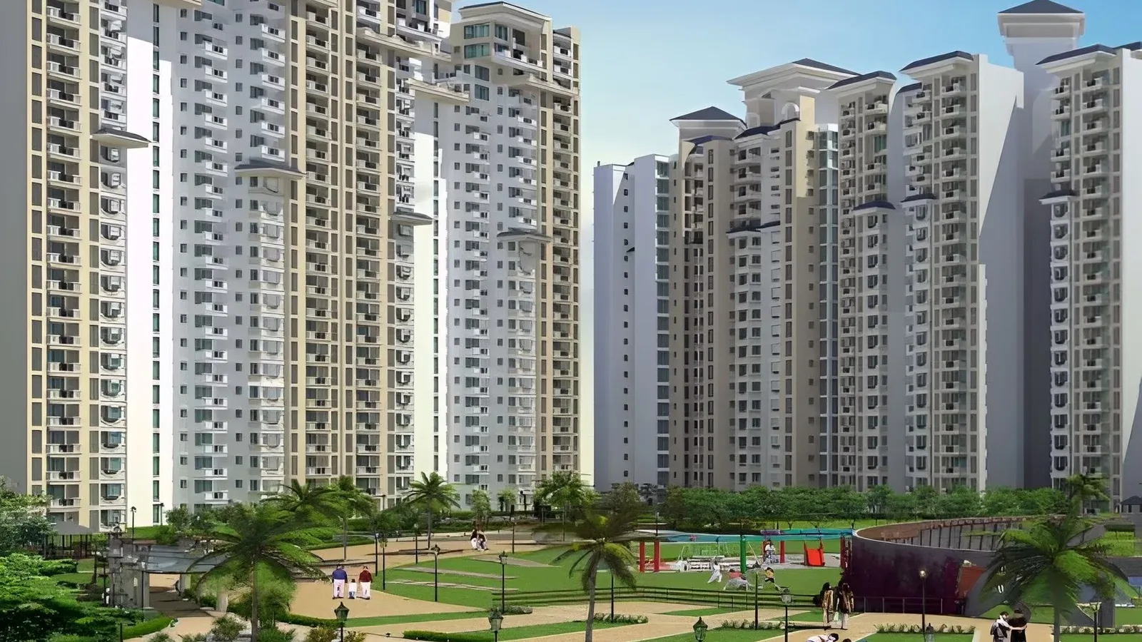 Aerial view of Sector 37D, Gurugram