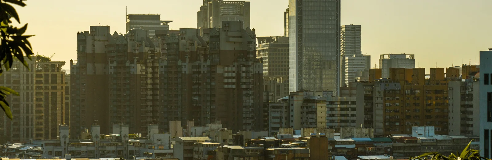 Skyline of Sector 68, Gurugram at golden hour