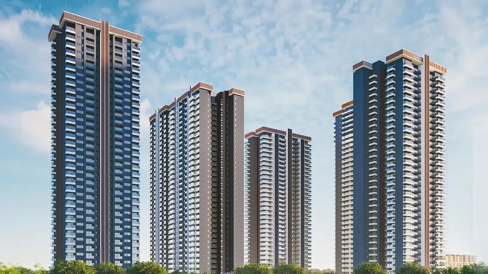 Aerial view of Sector 8, Gurugram