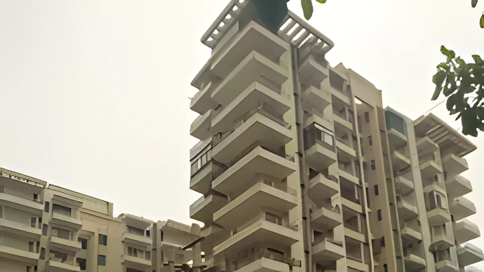 Aerial view of Sector 9A, Gurugram