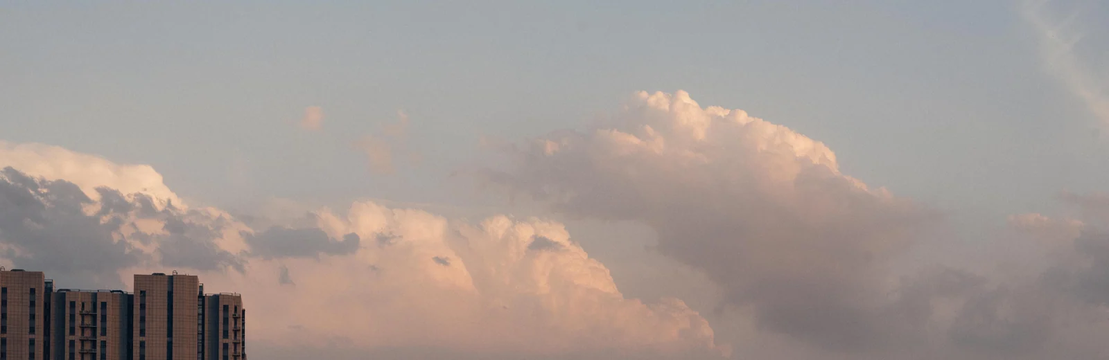 Skyline of G Block, Gwalior at golden hour