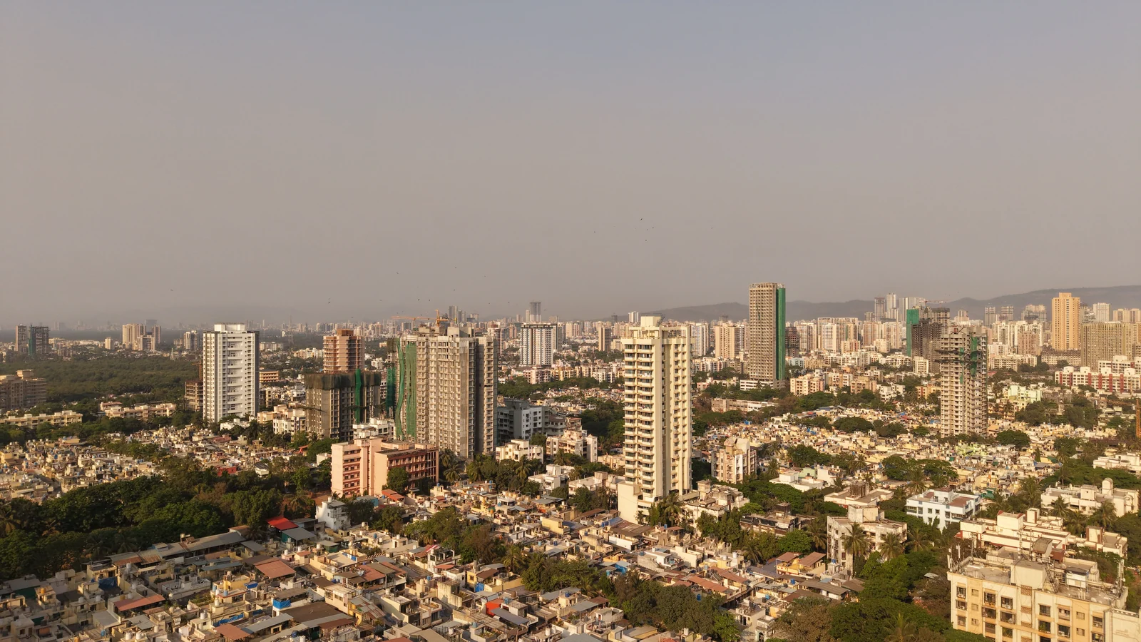 Aerial view of Shitla Nagar, Gwalior