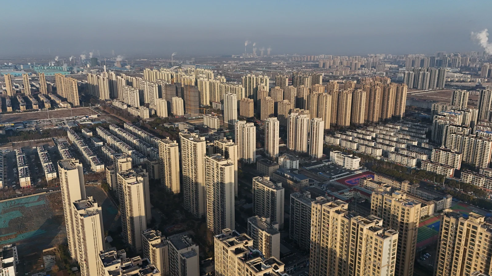 Aerial view of Surya Vihar, Gwalior