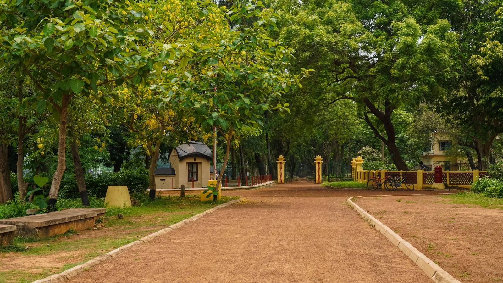 Neighbourhood park in Narsingi, Hyderabad