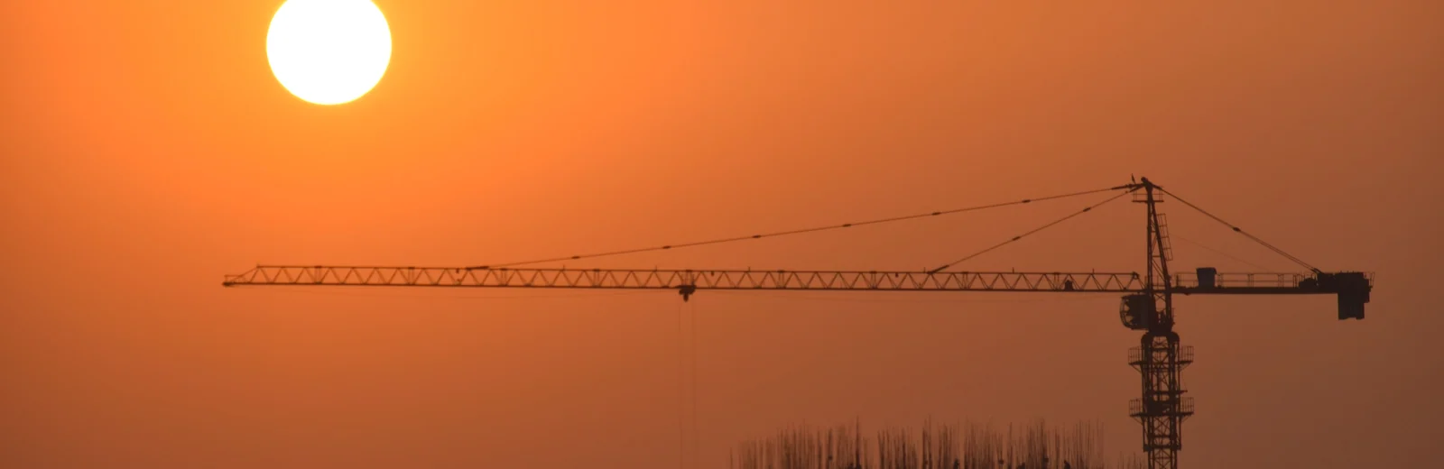 Skyline of Shastri Nagar, Jabalpur at golden hour
