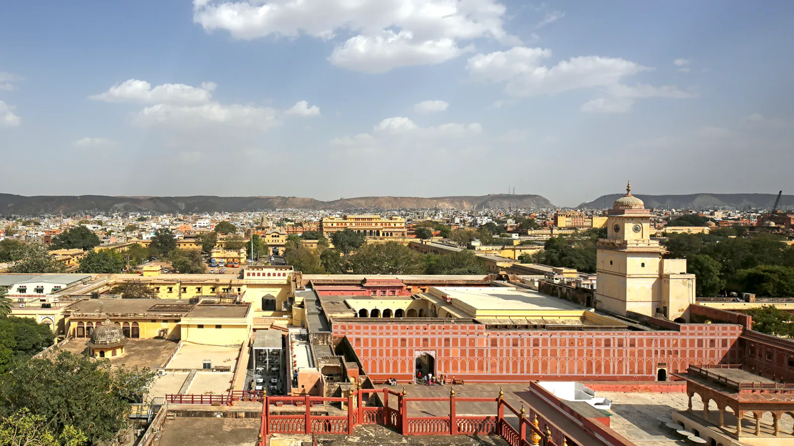 Aerial view of Bhatesari, Jaipur