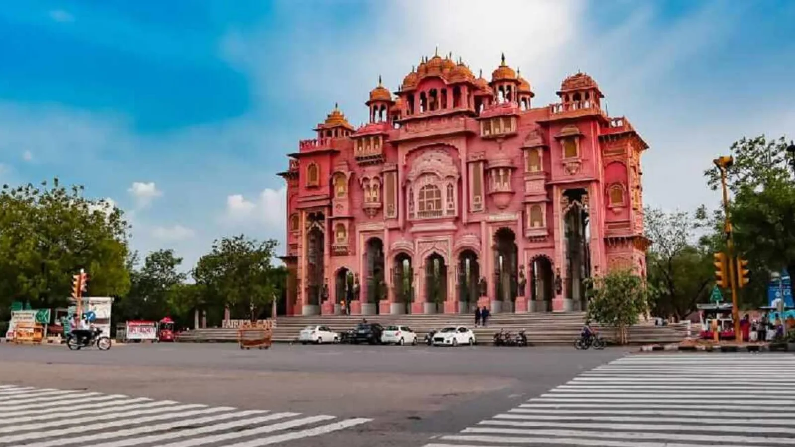 Aerial view of Brahmpuri, Jaipur